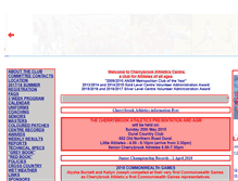 Tablet Screenshot of cherrybrookathletics.org.au